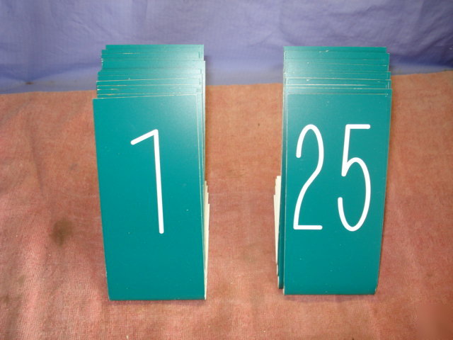 New 1 set, #1-#25 time/rotation cards 6-1/4