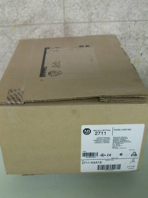New allen bradley 2711-K5A16 panelview 550 ser. h ** **