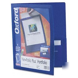 New viewfolio™ plus poly portfolio with letter ...