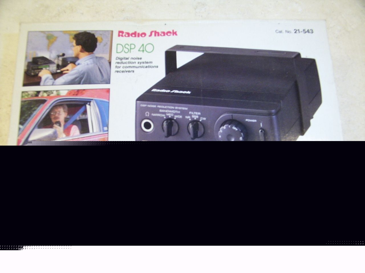 Radio shack dsp 40 digital sig processor for ham radio