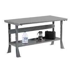 Tennsco steel top workstation 60X30X3312 medium gray