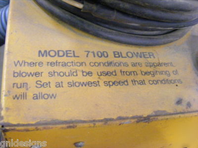 Variable speed sewer pipe constant temp blower 12V 