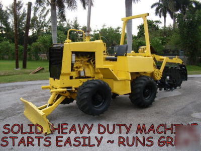 Vermeer v 450 4X4 diesel trencher 6 way dozer good one
