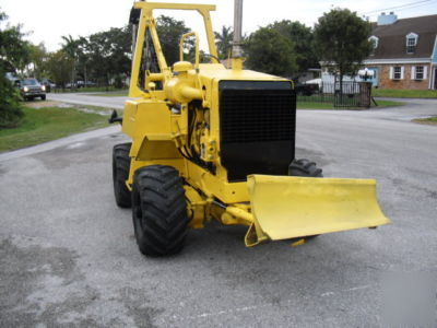 Vermeer v 450 4X4 diesel trencher 6 way dozer good one