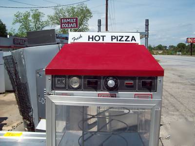 Pizza 3 pan rotisseri warmer and display cabinet