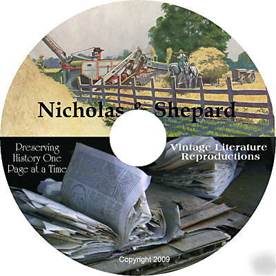 1928 nichols shepherd tractor catalog on cd