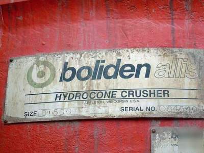 1990 boliden allis bloiden hydra cone crusher 