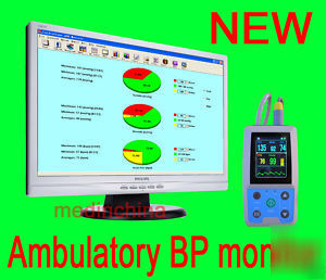 24H ambulatory bp monitor abpm holter patient monitor 