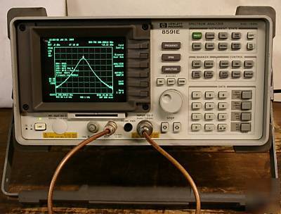 Agilent hp 8591E 9KHZ-1.8GHZ rf spectrum analyzer free*
