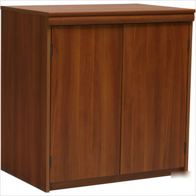 Ameriwood 2-door storage cabinet in expert plum