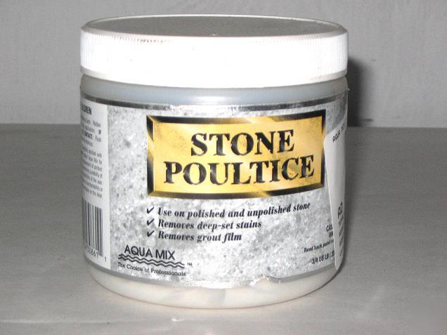 Aqua mix 3/4 lb stone poultice stain remover