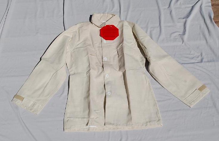 Barrier wear 6 oz. nomex iiia brush shirt nat. small