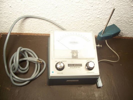Coleman metrion iii ph meter instrument