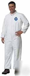 Dupont #TY120SWHMD00250 tyvek disposable coveralls med