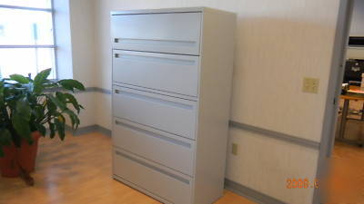 Hon 600 series five drawer lateral file- 5 available
