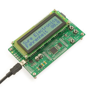 Hybrid of PIC18F4520 DEM2PLUS and low power demo board
