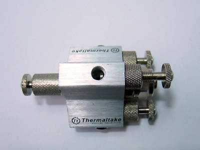 Splitter set adjustable flow w compression fittings 