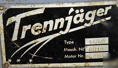 Trennjager promacut abrasive saw