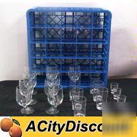 Used 27 pc assorted restaurant bar home glass set