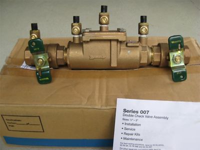 Watts 007M1-qt backflow preventer valve back flow 007 