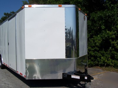 8.5X20 3500# standard enclosed cargo trailer car hauler