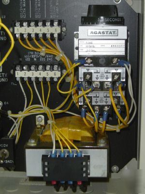 Agastat 7024AB time delay relay in motor starter unit 