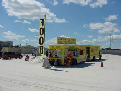 Beach wagon premier location on daytona beach 
