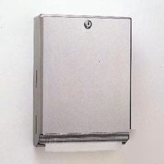 Bobrick stainless steel towel dispenser