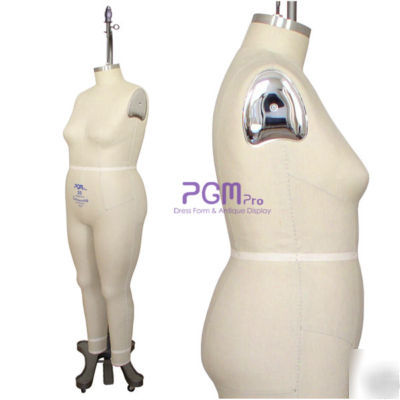 Dress form,professional dress form,large women #20L,pgm