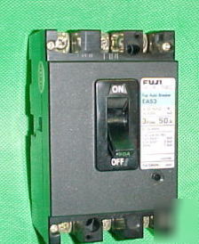 Fuji auto breaker EA53 41-1650 AC220V 5KA 3 pole 50A