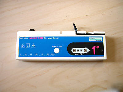 Graseby MS16 hourly rate syringe driver ms 16A