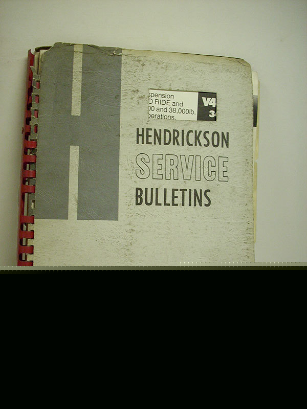 Hendrickson tandem suspension V4 series parts list 340+
