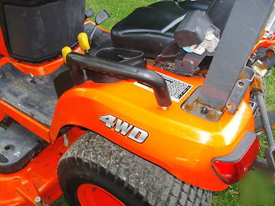 Kubota BX2350 hst 4X4 with 5' mowerdeck 23HP diesel