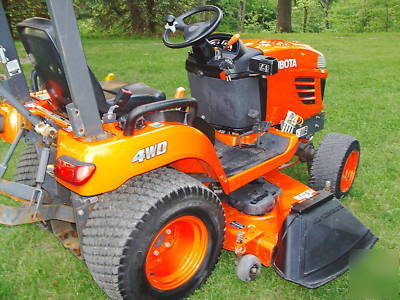 Kubota BX2350 hst 4X4 with 5' mowerdeck 23HP diesel