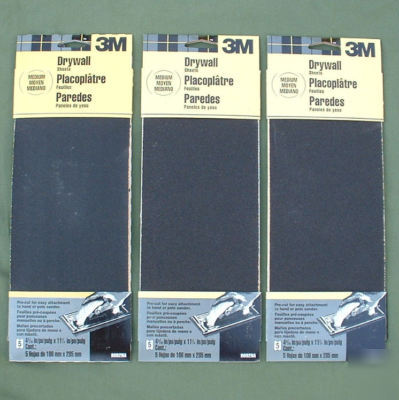New 150 3M drywall sheets medium grade #9092NA 4