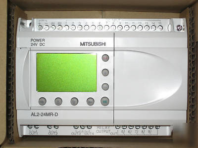 Nib mitsubishi AL2-24MR-d plc controller 24VDC b 