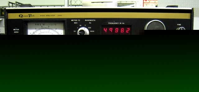 Quantech labs 2449 wave analyzer