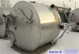 Used- lee metal products tank, 1500 gallon, 316 stainle