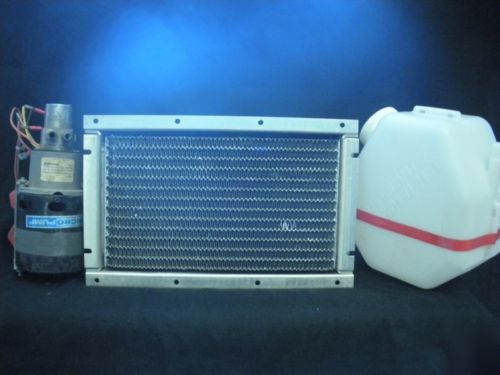  micropump + wakefield heat exchanger + coolant tank