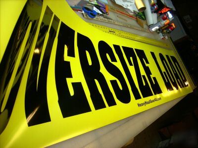  oversize load magnetic sign 18