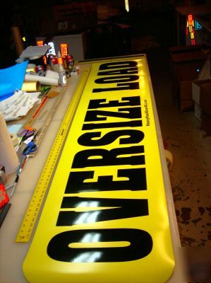  oversize load magnetic sign 18