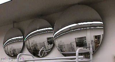  1 - 26 inch convex plexiglass security mirror 