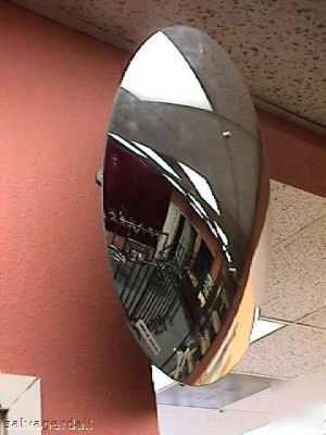  1 - 26 inch convex plexiglass security mirror 