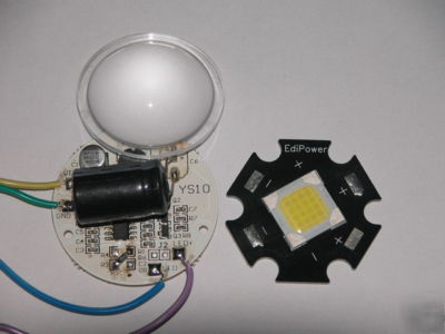 2/20W warm-white taiwan edison hi-power led/DRIV40*lens