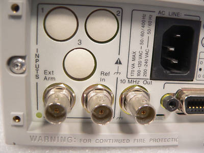 Agilent 53181A frequency counter 12.4 ghz option 010 