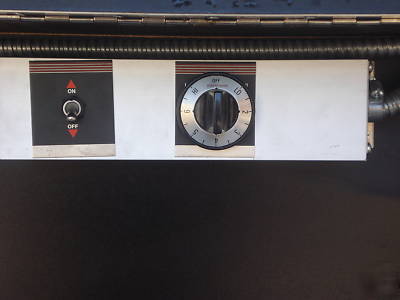 Display hot case food warmer hatco glo ray 48