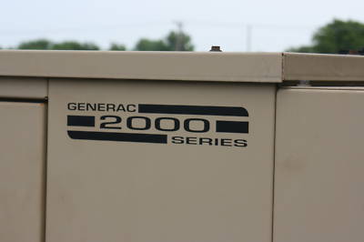 Generac 2000 series 25 kva 3 phase generator on trailer