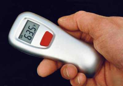Infrared thermometer fahrenheit or centigrade
