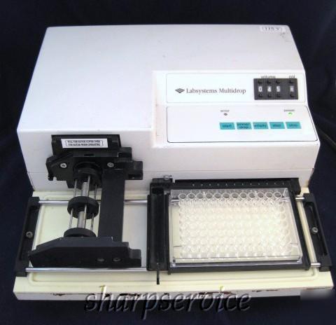 Labsystems 831 multidrop microplate dispenser tested 