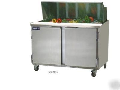 Leader nsf-approved refrigerated sandwich prep unit 48